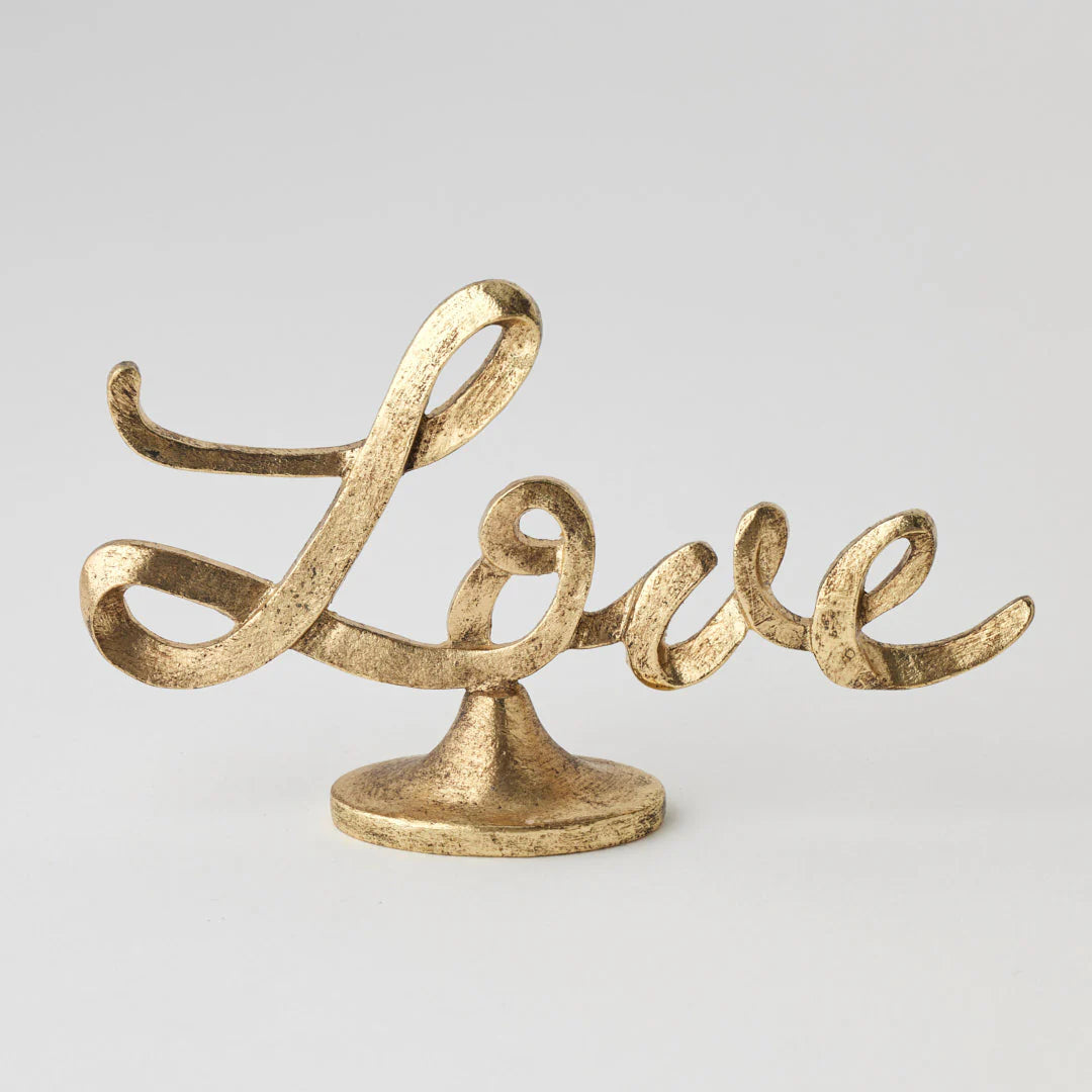 Little Love Sculpture - Gold