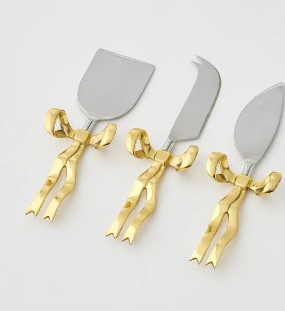 Bowtiful Cheese Knives Set