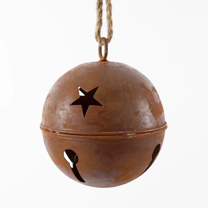 Rusty Round Star Bell