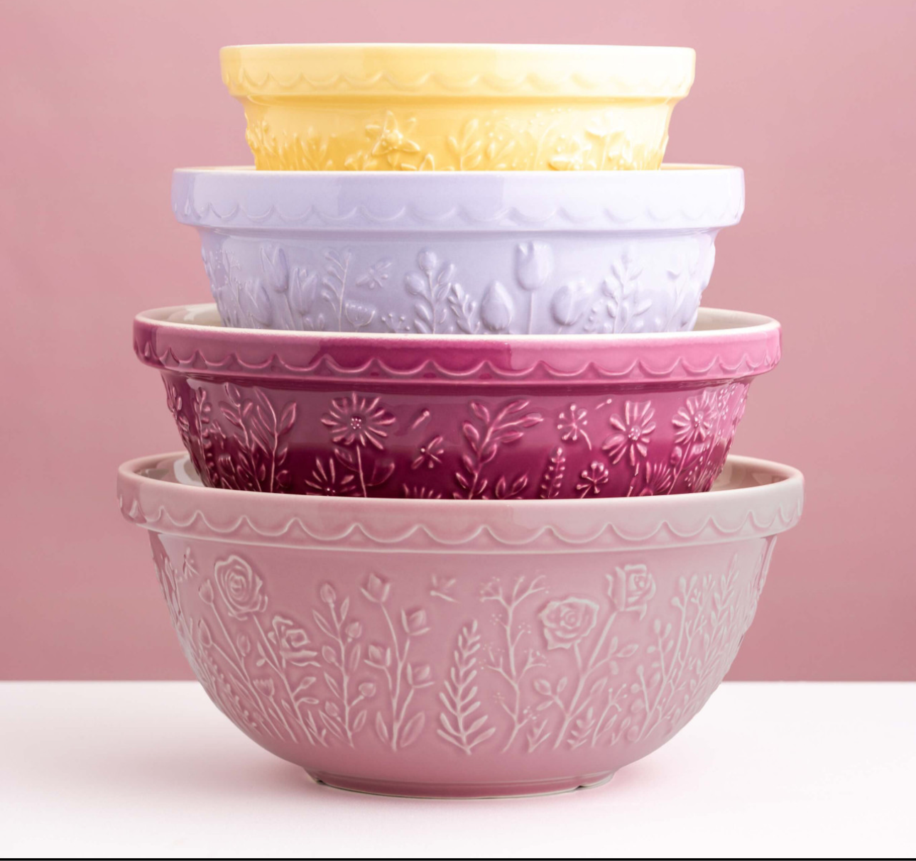 Meadow Pink Mixing Bowl 29cm Mason Cash