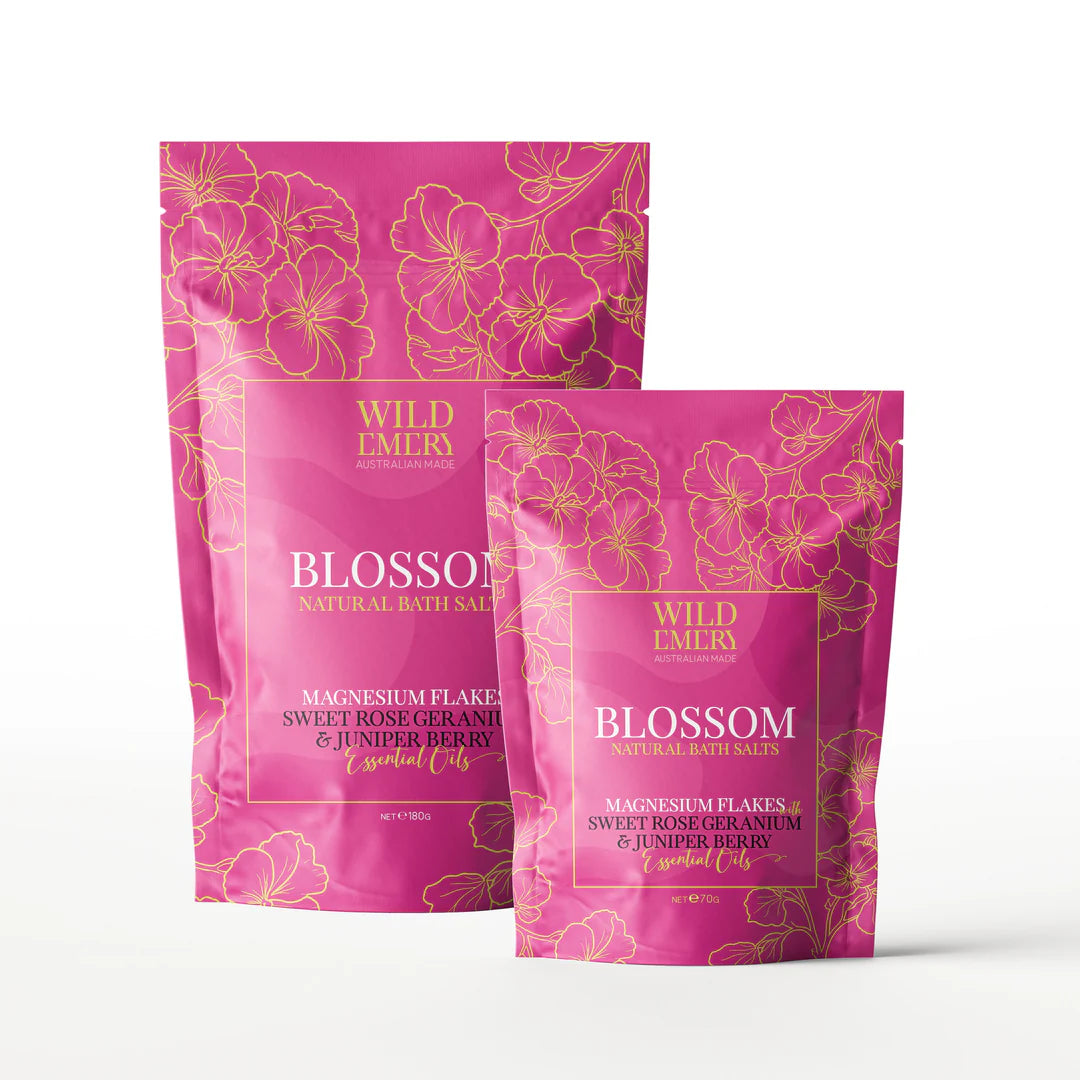 WILD EMERY
BLOSSOM NATURAL BATH SALTS