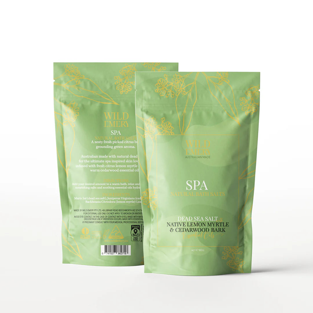WILD EMERY
SPA NATURAL BATH SALTS