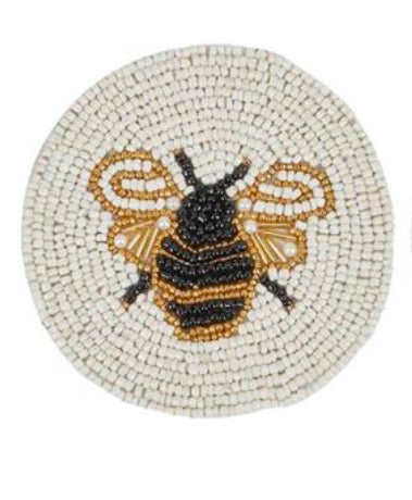 Bee Beaded Coaster