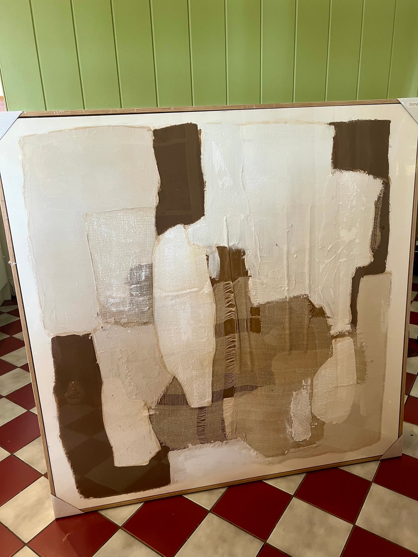 Ocre Wall Art Painting