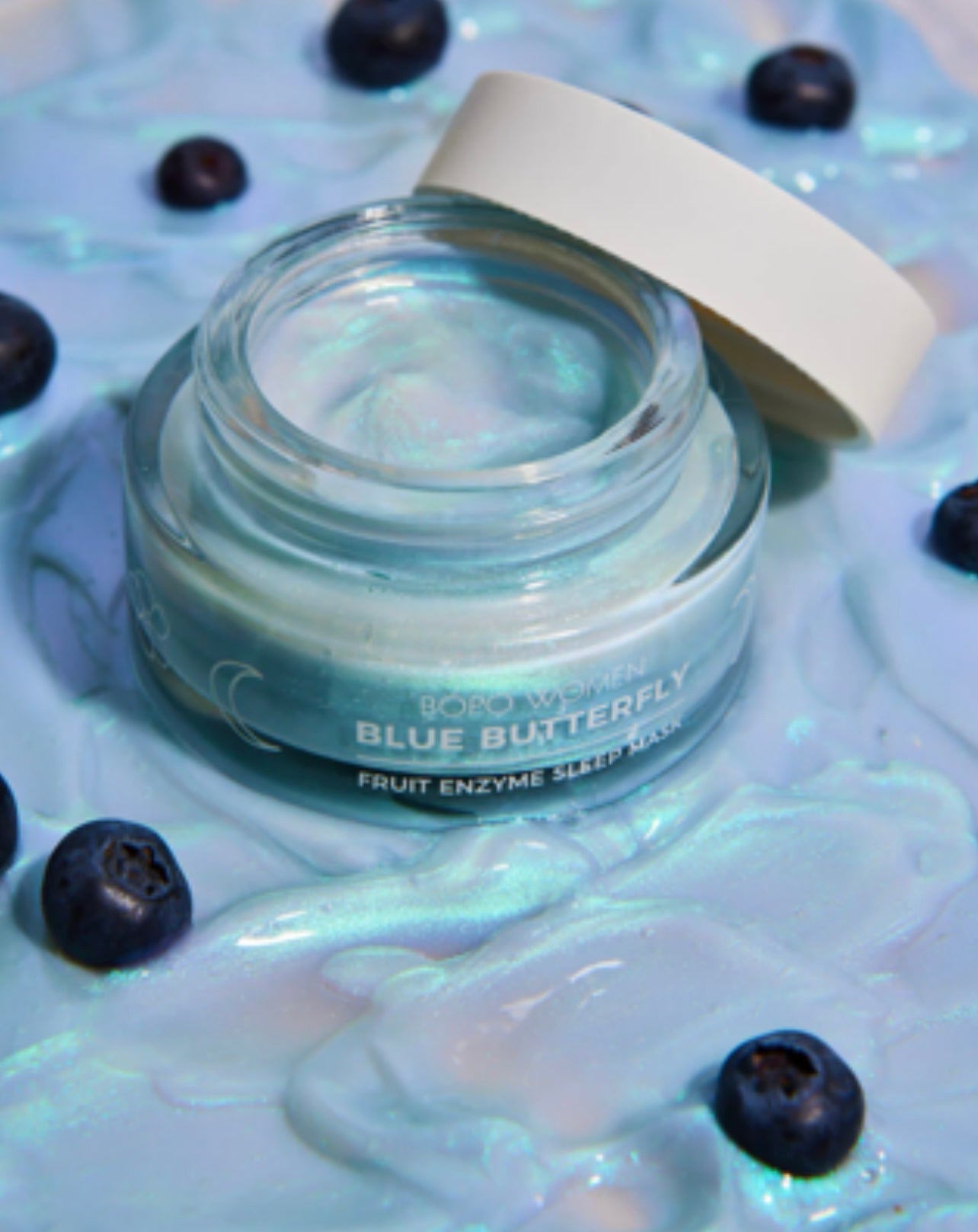 Blue Butterfly Enzyme Sleep Mask