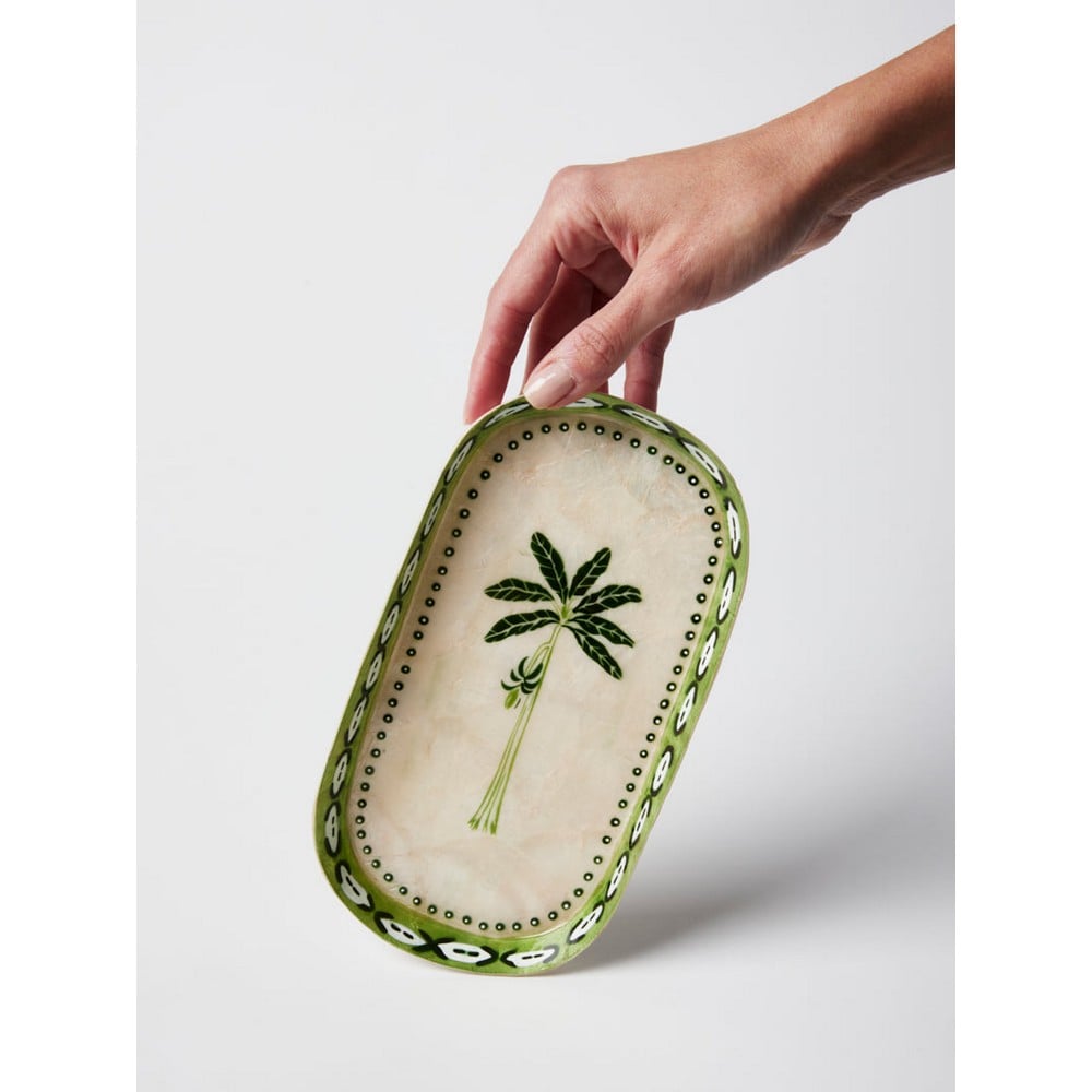 Atlantic Green Palm Tray
