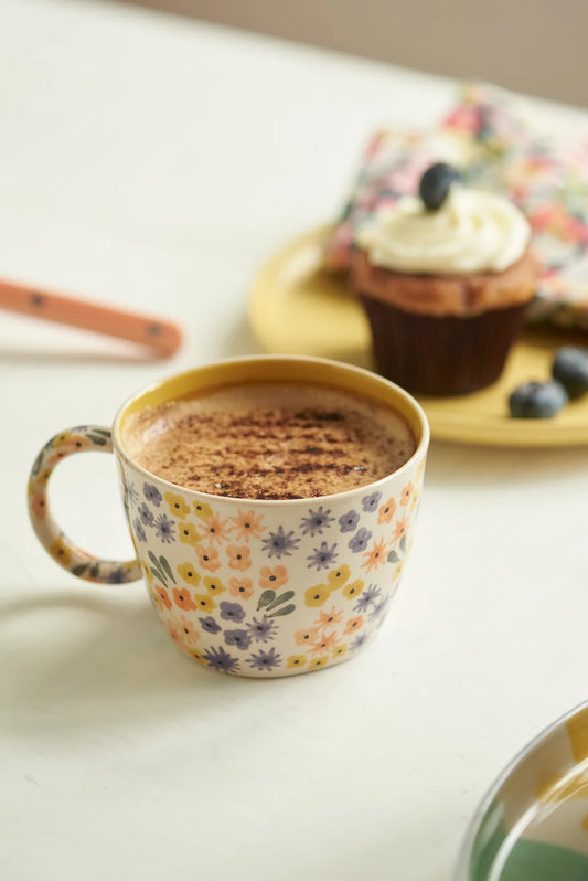 Ditsy Chartreuse Mug