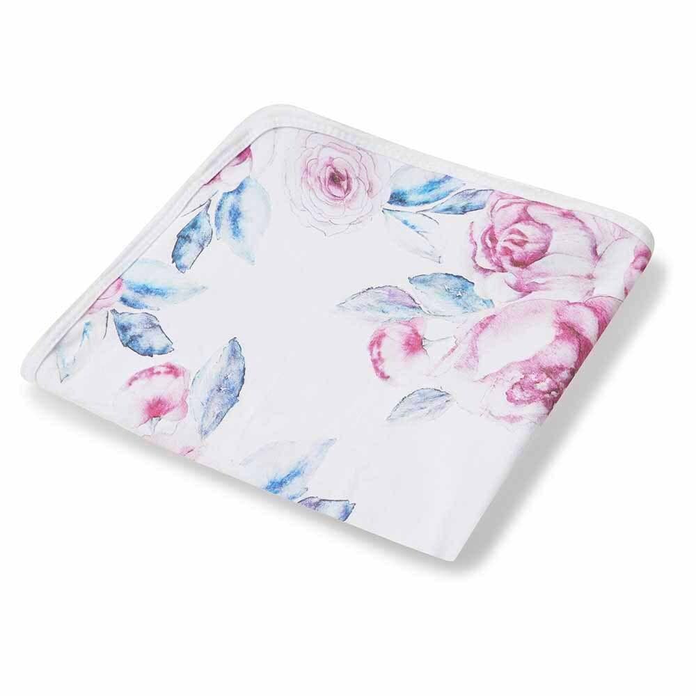 Lilac Skies Baby Jersey Wrap & Topknot Set