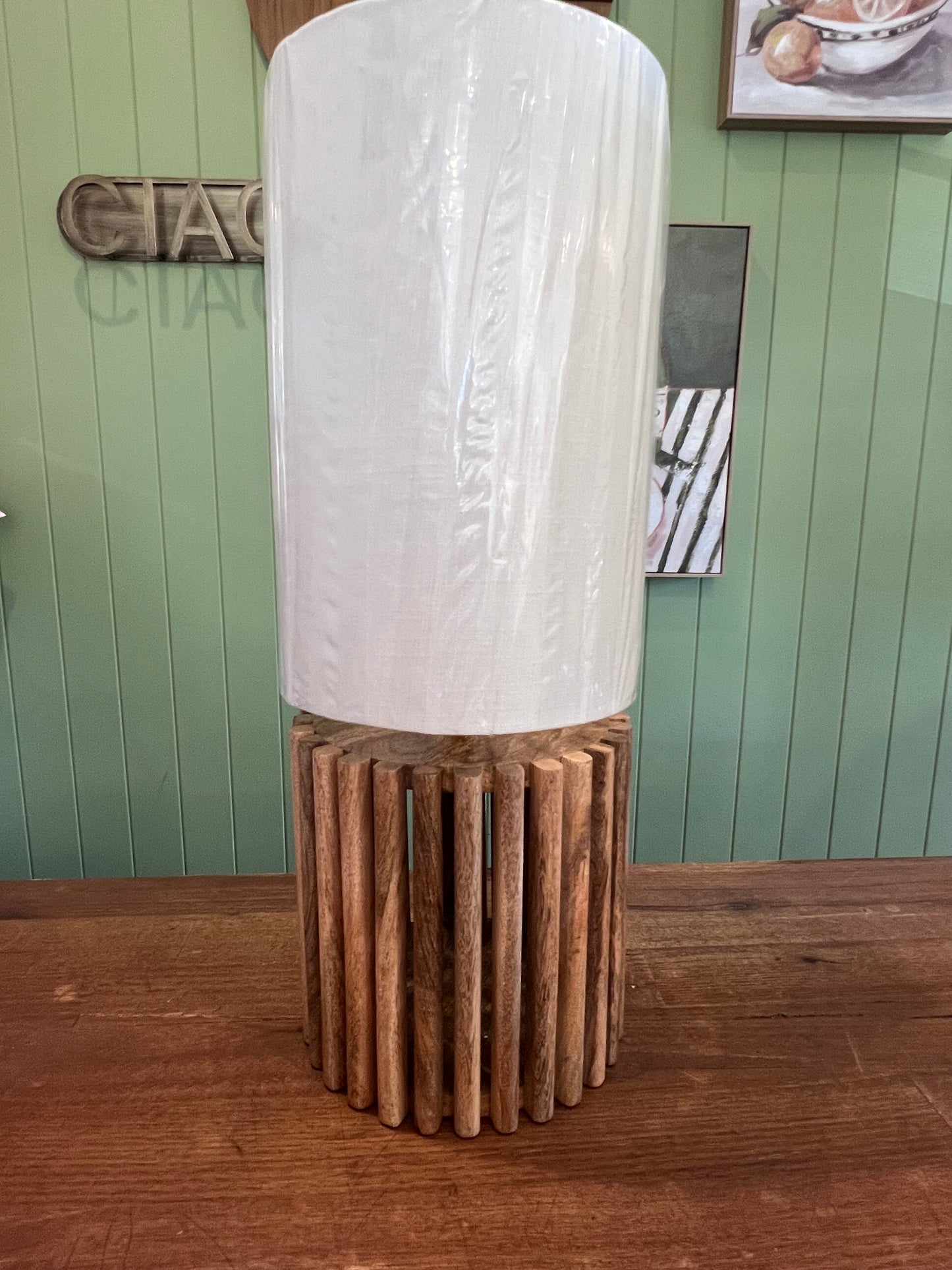 Malaiki Wooden Table Lamp