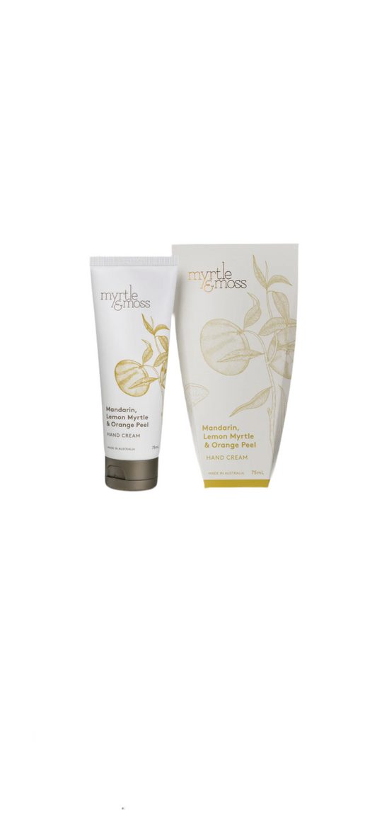 Myrtle and Moss Mandarin Lemon Myrtle and Orange Peel hand cream  75ml