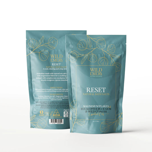 WILD EMERY
RESET NATURAL BATH SALTS