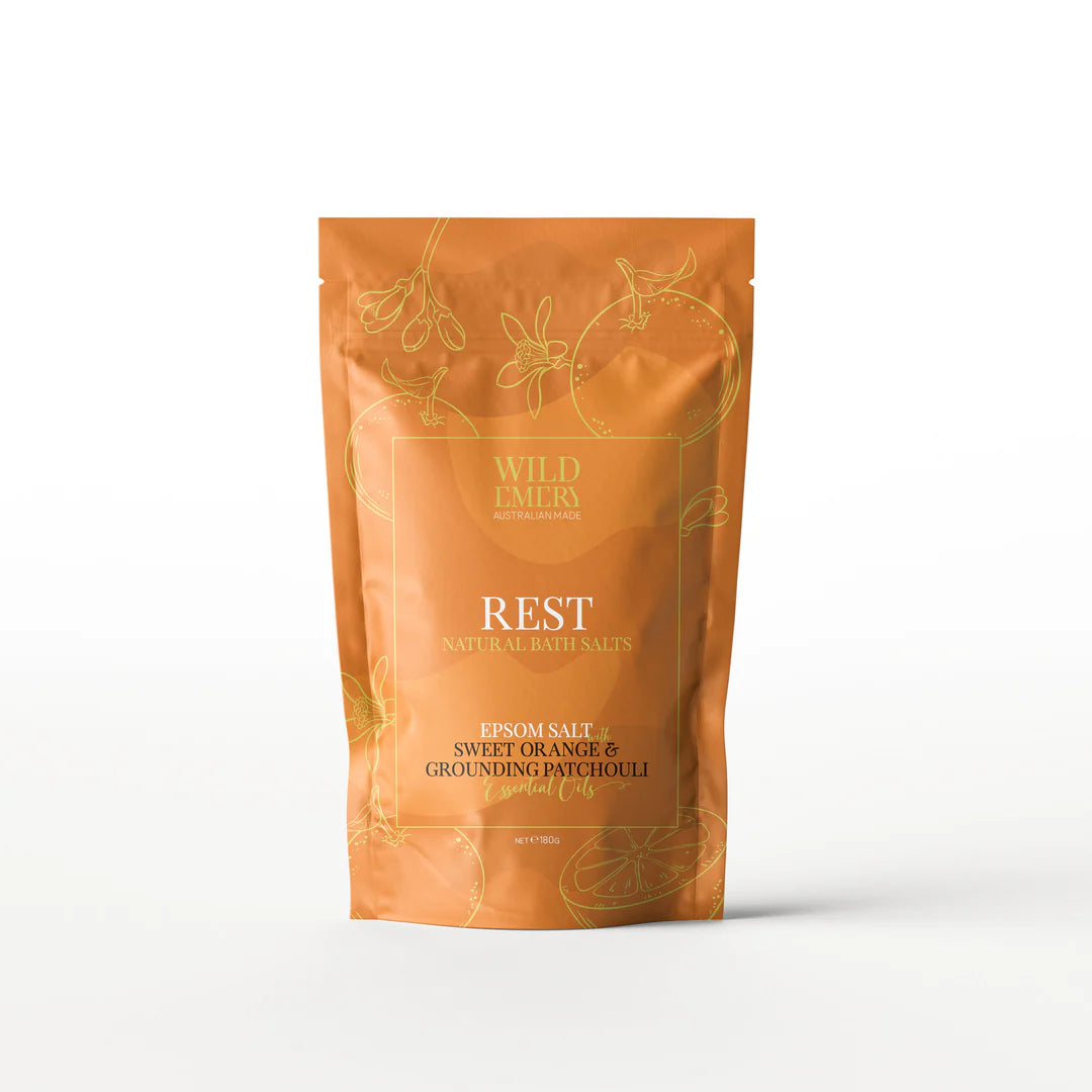 WILD EMERY
REST NATURAL BATH SALTS