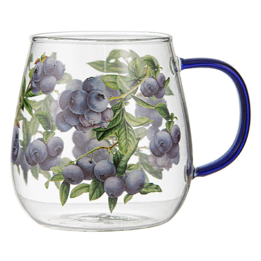 Berry bliss blueberry glass mug