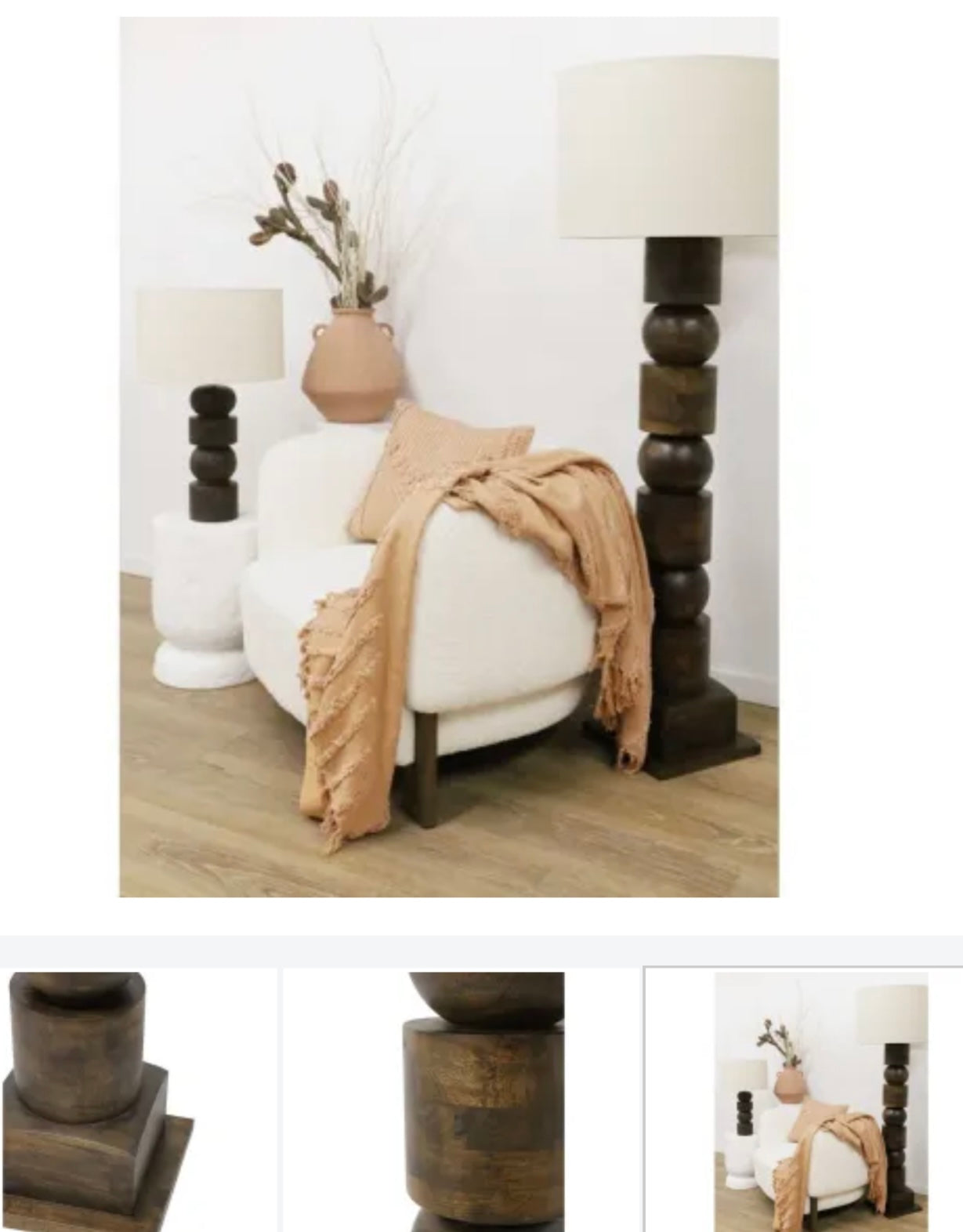 Durad Wooden Floor Lamp