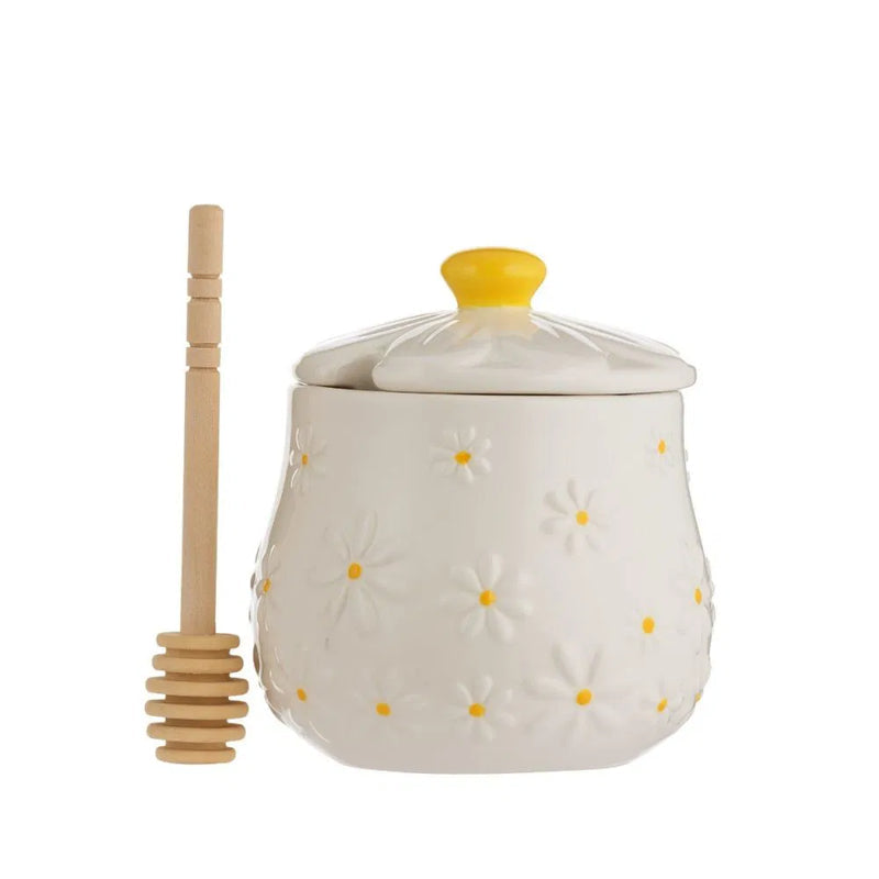 Daisy honey pot