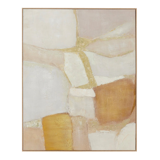 Honey Oak frame oil painting