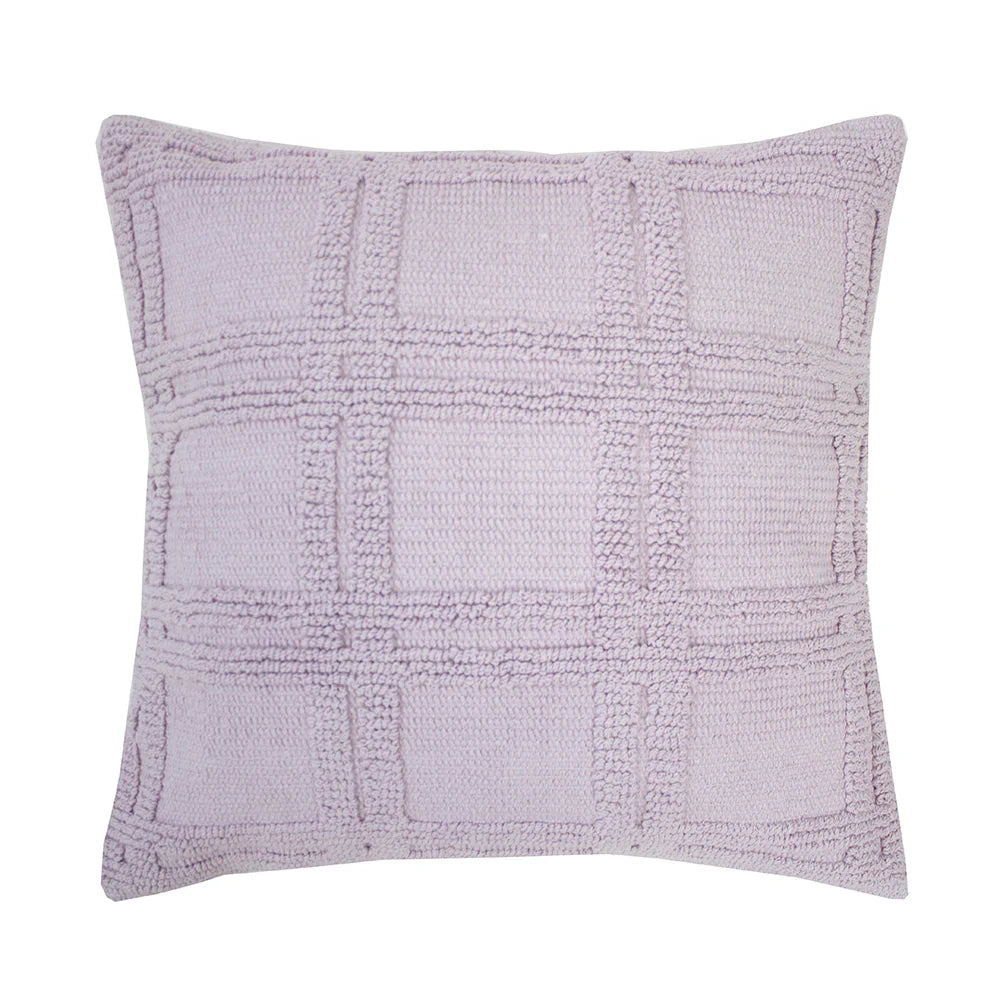 Christos square cushion lilac