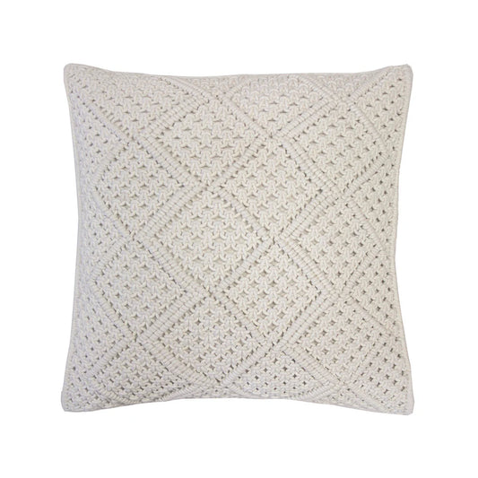 Anka square cushion ivory