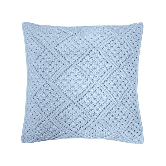 Anka square cushion blue