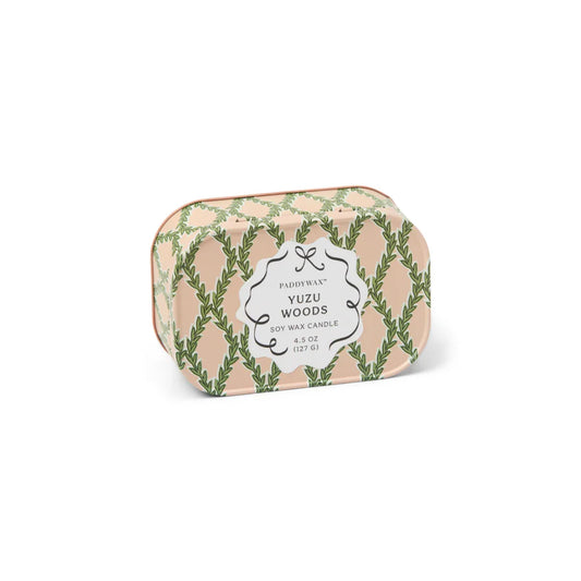 Yuzu woods tin candle