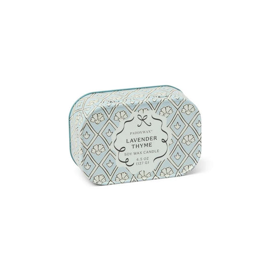 Lavender thyme tin candle