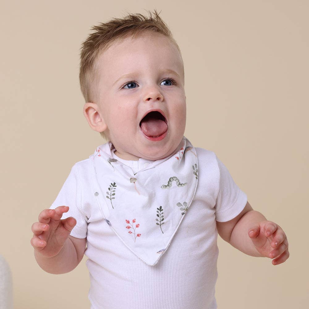 Garden Friends Organic Dribble Bib