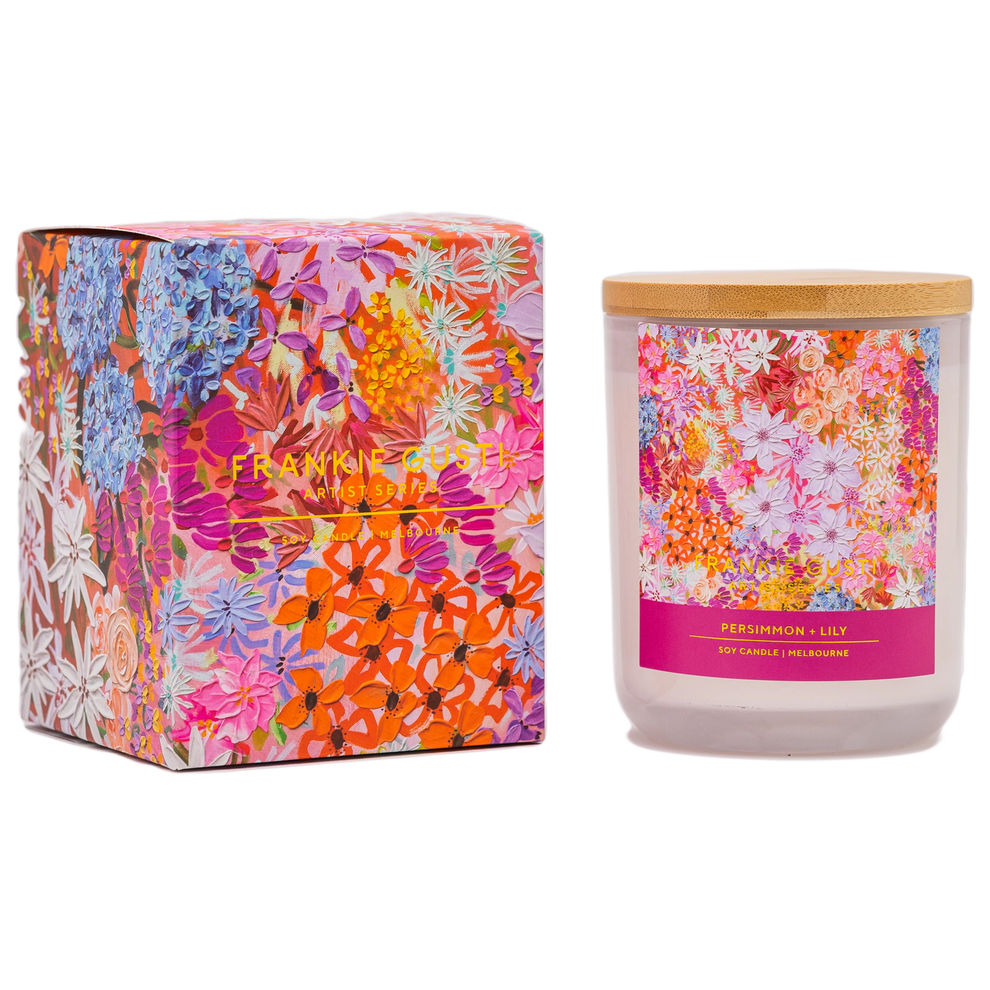 Frankie Gusti Candle Persimmon and Lily