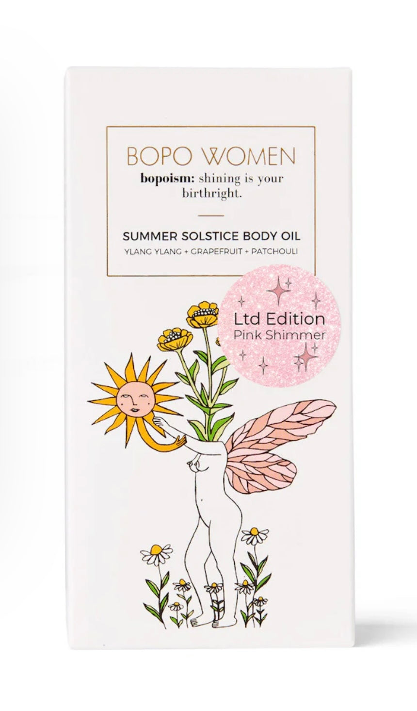 Pink Solstice Shimmer Body Oil