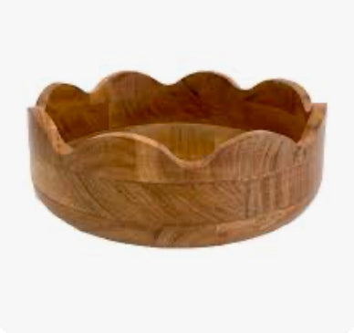 Petal Wood Bowl Natural - Large