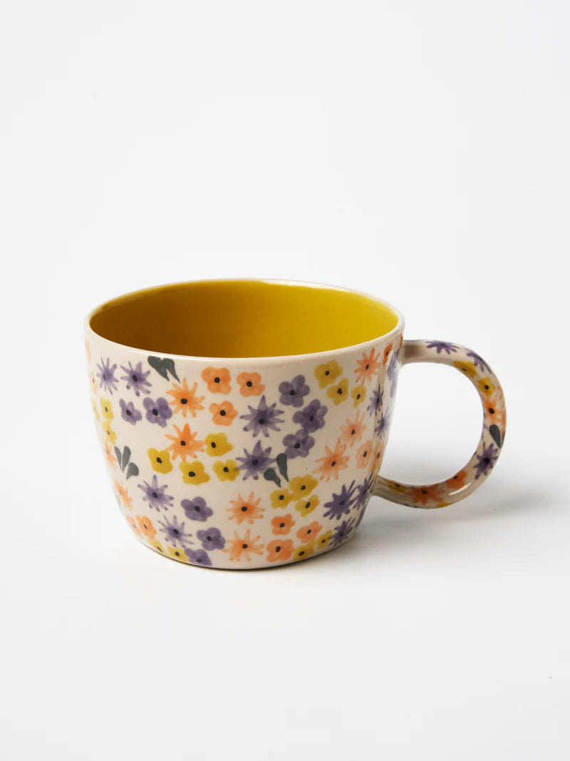 Ditsy Chartreuse Mug