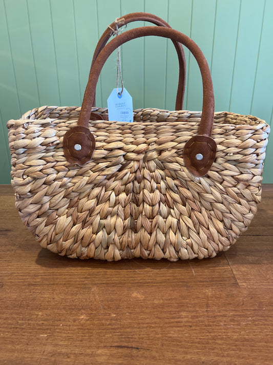 Harvest Baskets Suede Handle Small