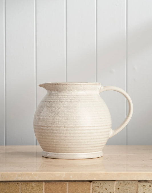 Jug Round Snow Heirloom