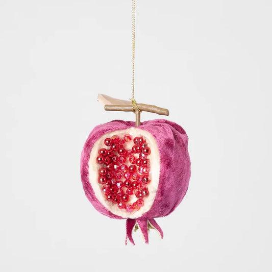 Luxe Beaded Pomegranate Tree Decoration