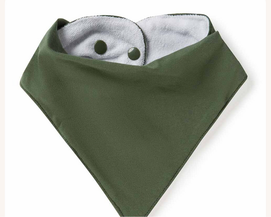 Olive Organic Dribble Bib