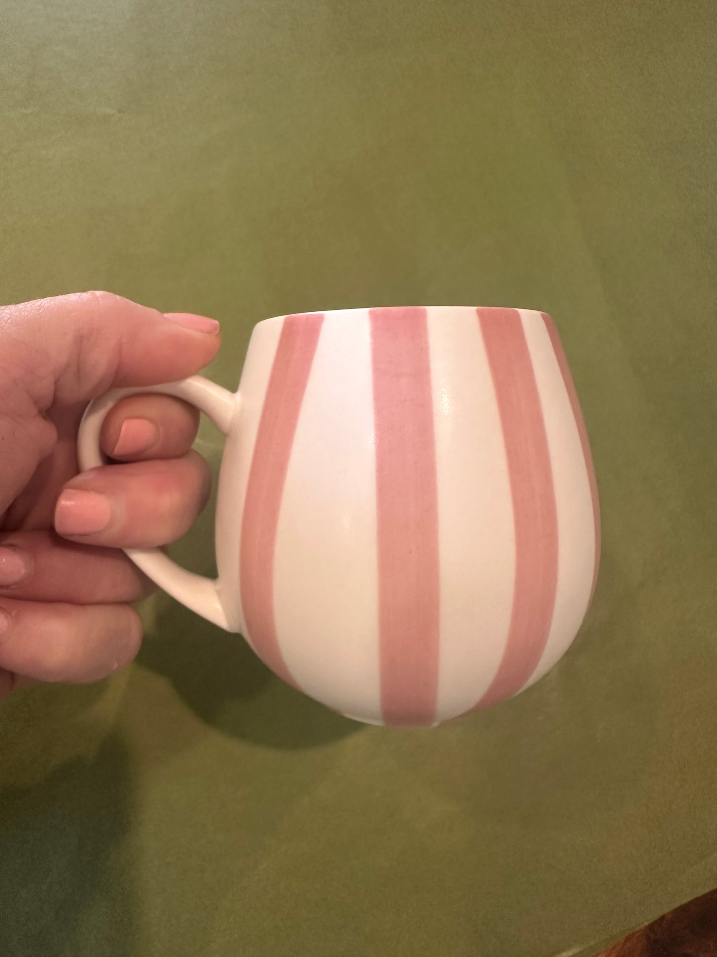 Robert Gordon Hug Mug Rose Stripes￼