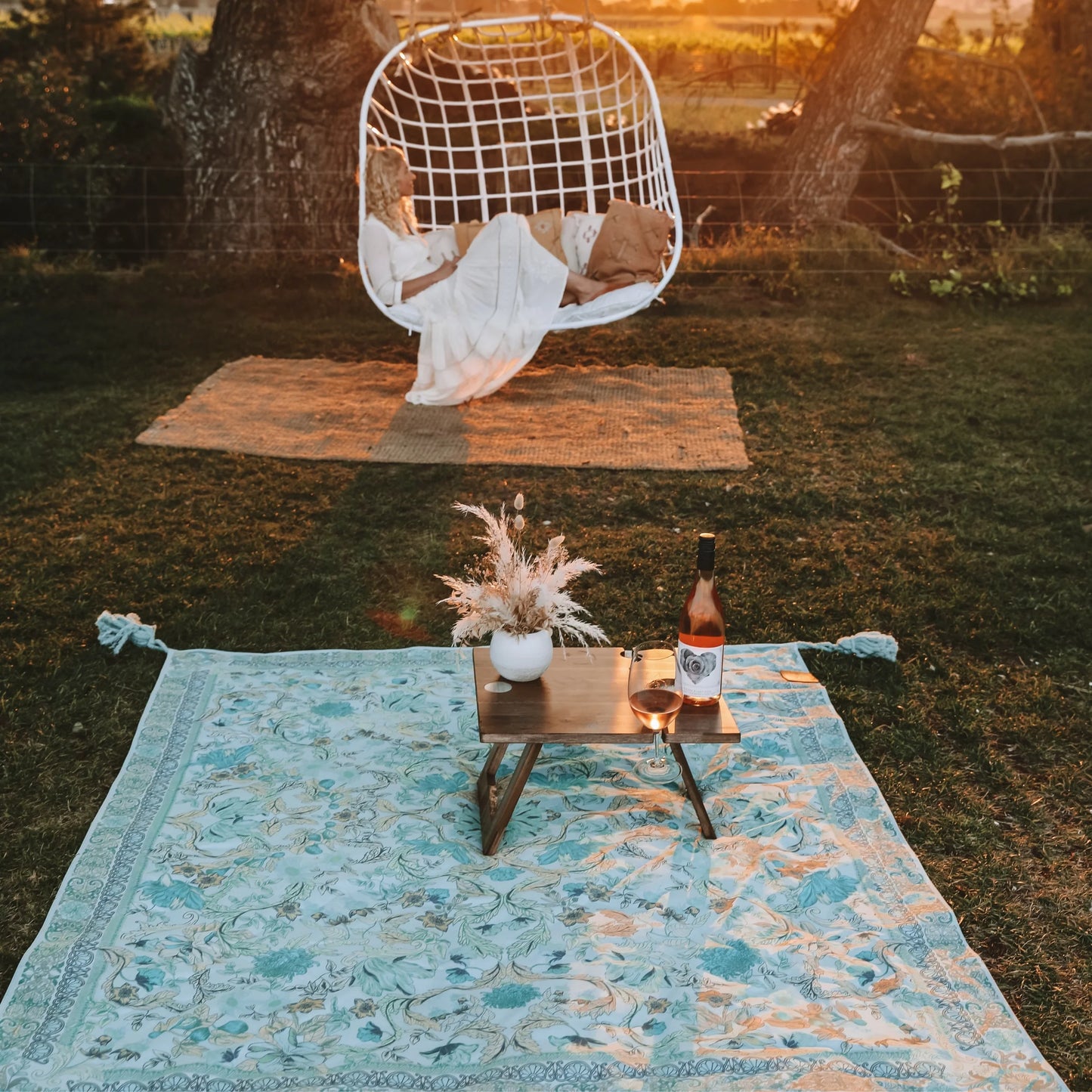 Crystal Forest Picnic Rug