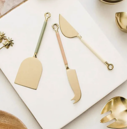 Chesse Knife Mix Pastel S/3