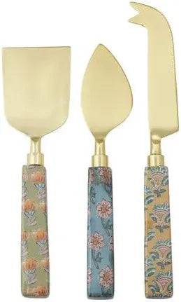 Bagru Steel Cheese Knives S/3