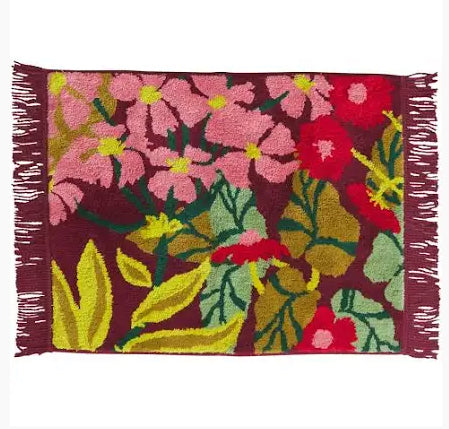 Genevieve Bath Mat - Mahogany