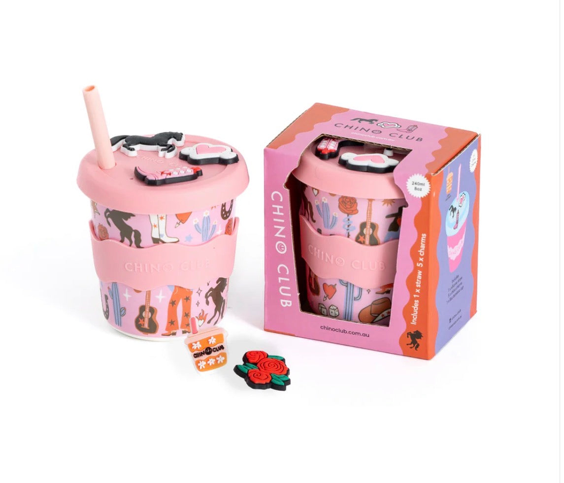 Cowgirl Chino Charm Cup 8 oz