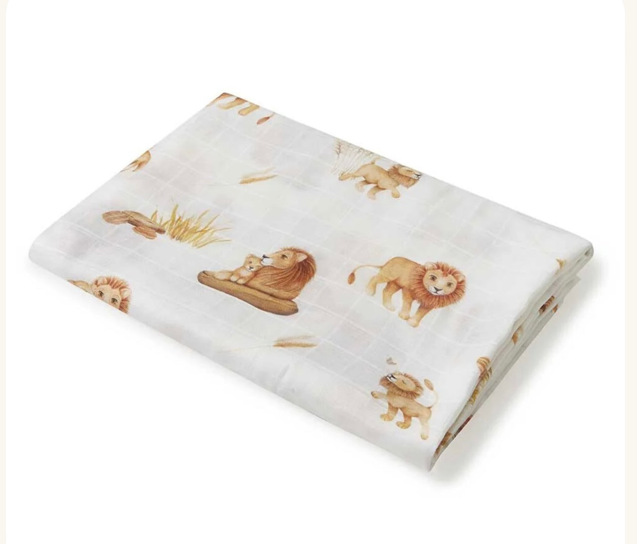 Lion Organic Muslin Wrap