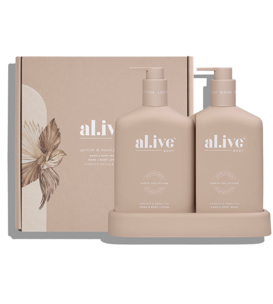 Apricot & Fig Wash & Lotion Duo Al.ive