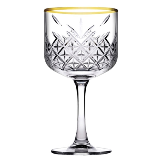 Timeless  G & T Gold Rimmed