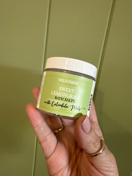 Wild Emery Sweet Lemongrass Bath Salts