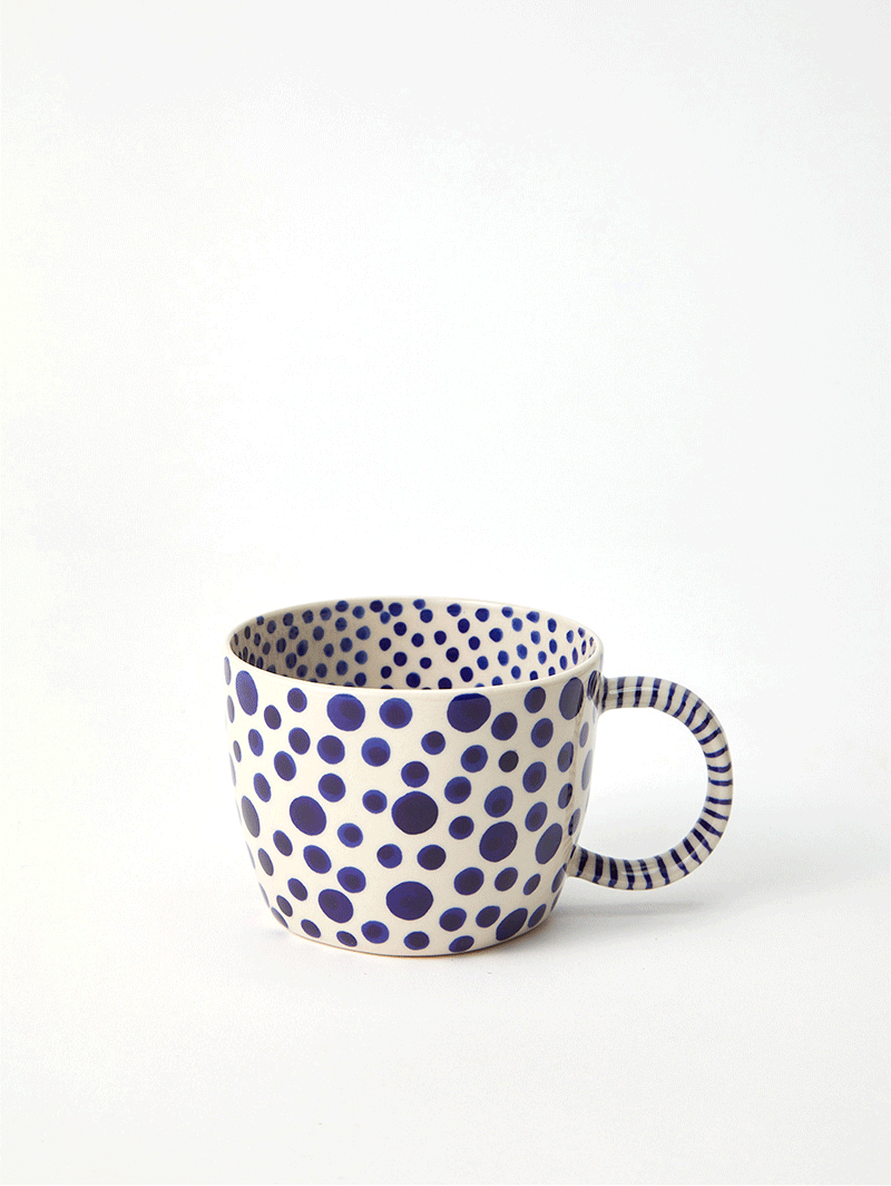 Chino Mug Navy Spot