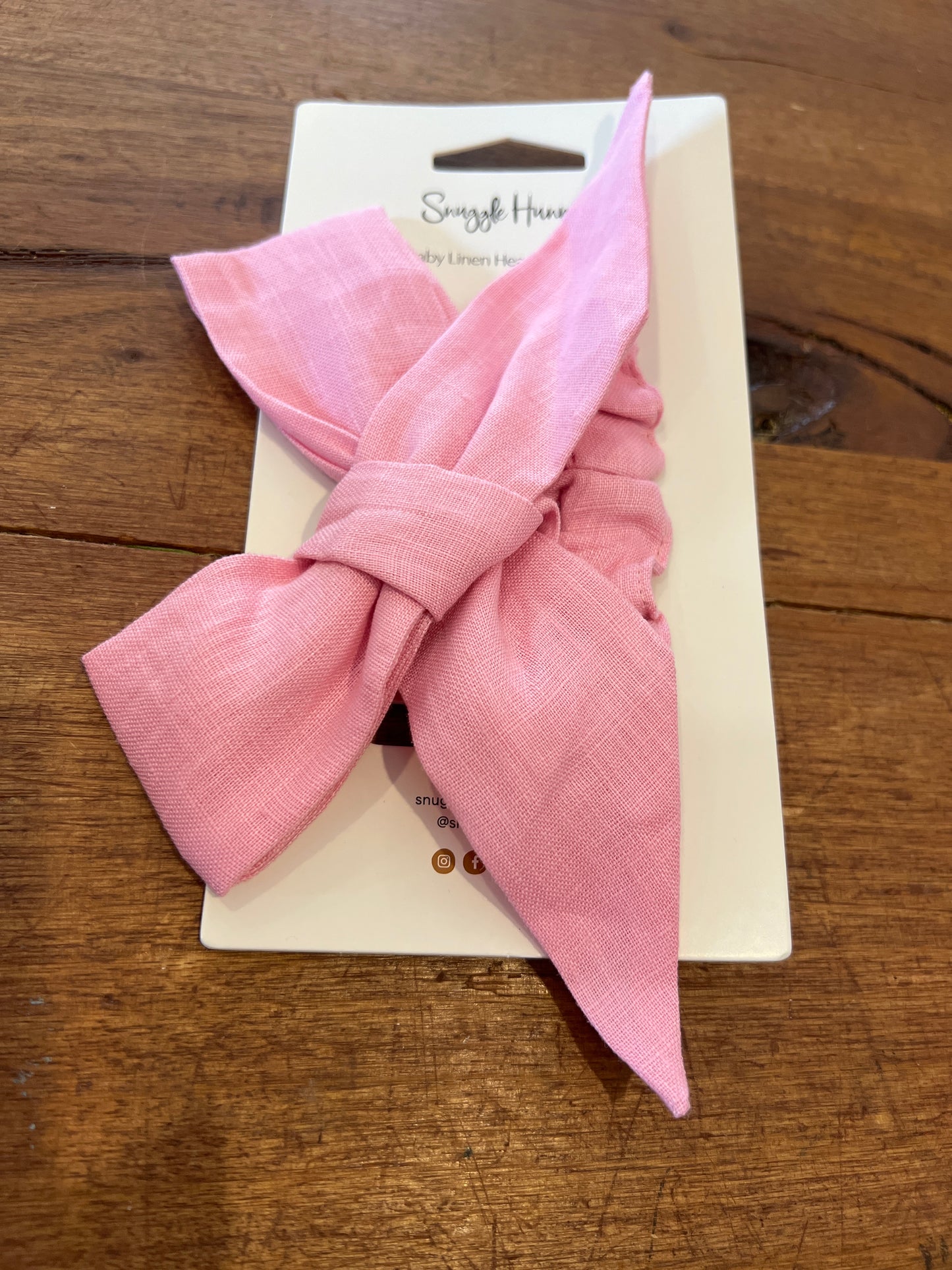 Baby Linen Headbow Wrap