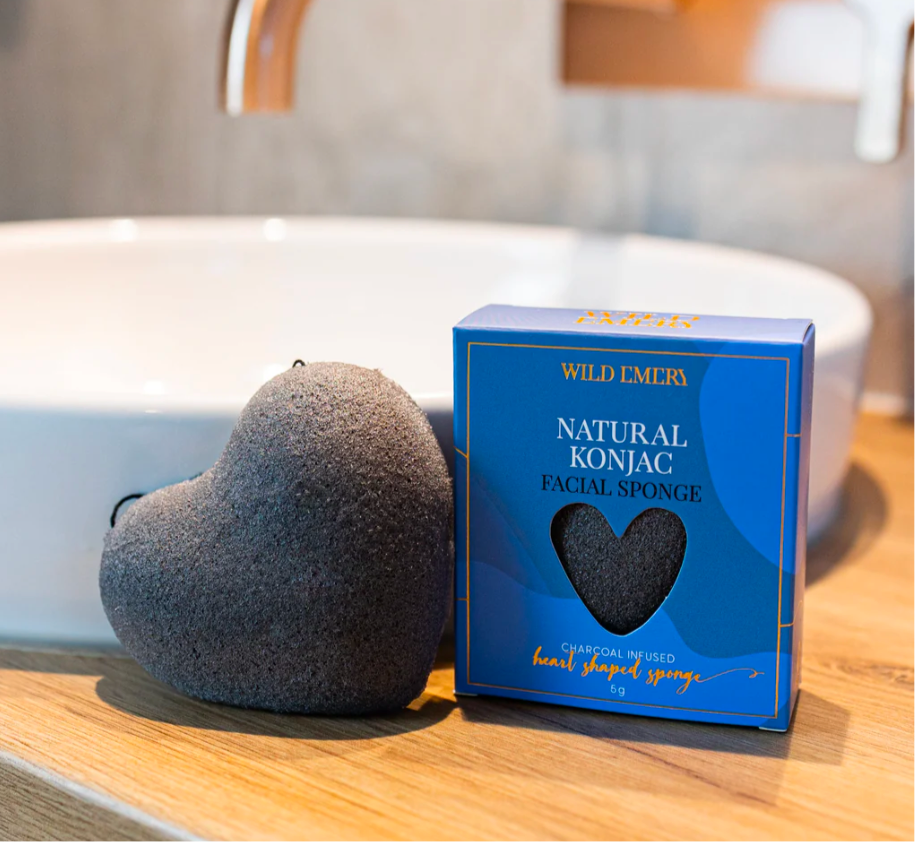 Natural Konjac Natural Facial Sponge Charcoal