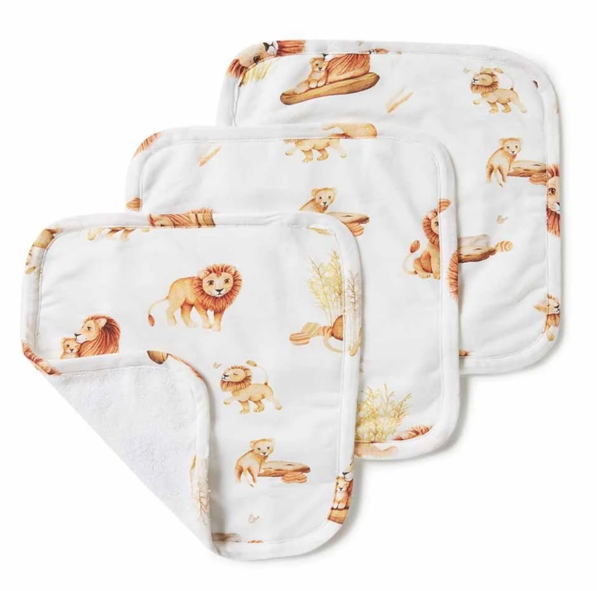 Lion print Wash Cloths