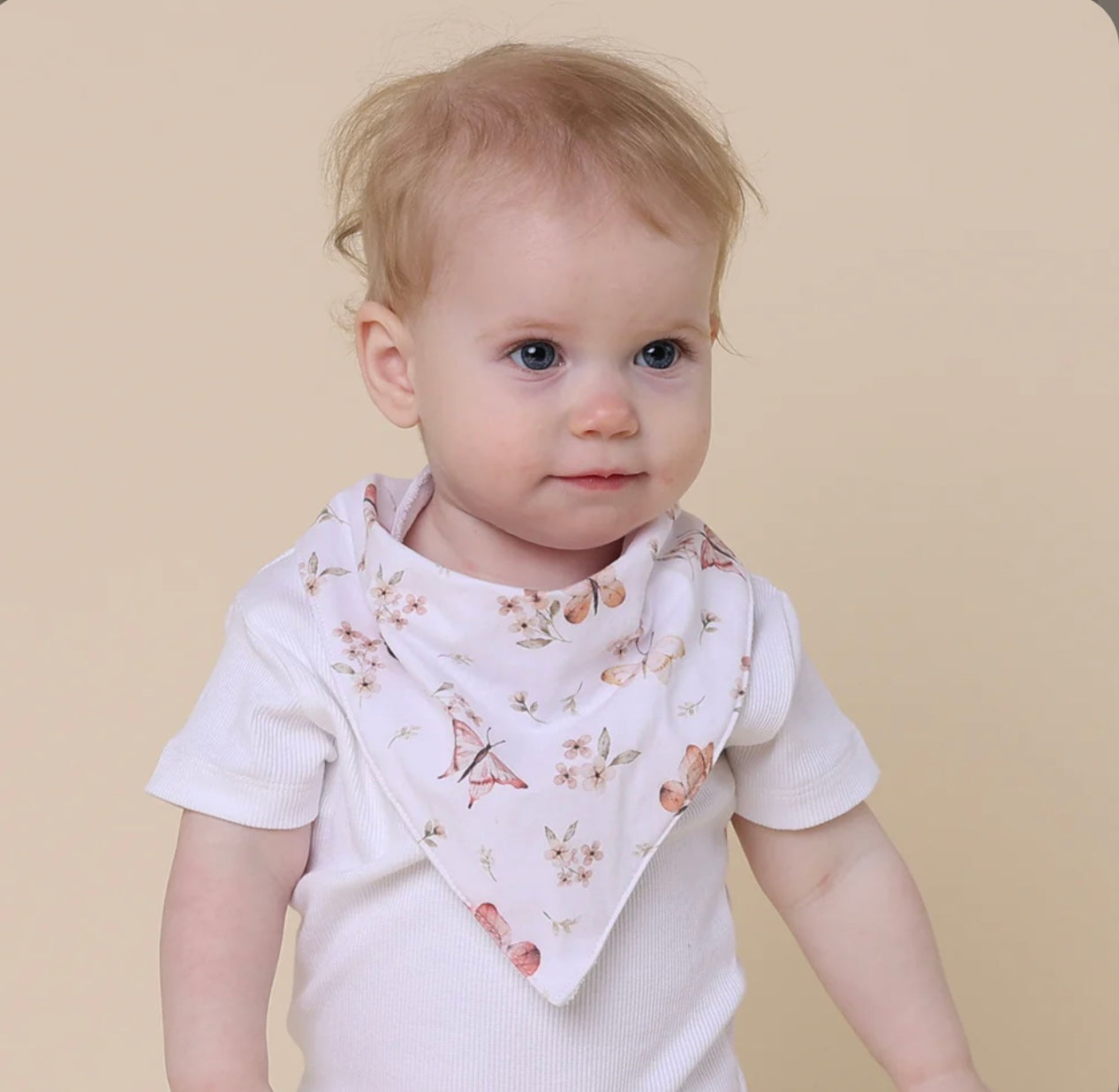 Butterfly Organic Dribble Bib