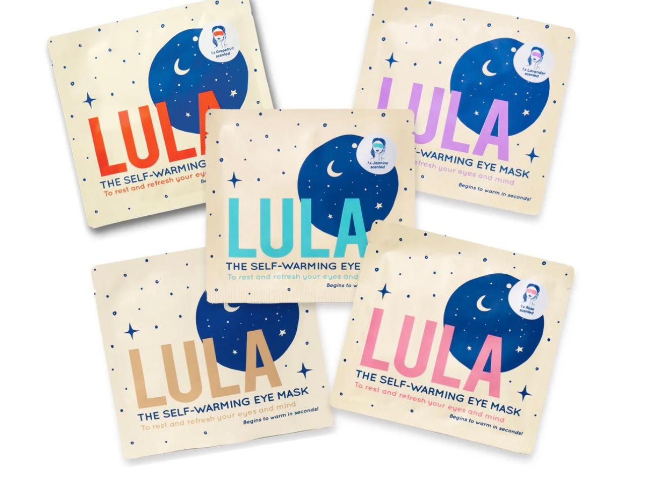 Lula Eye Masks Limited Edition Xmas Mixed Box (5 masks)